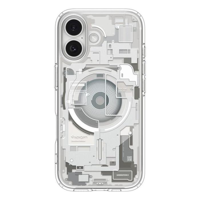 Spigen - Spigen iPhone 17 Mobilskal Magsafe Ultra Hybrid - Natural Titanium Zero One