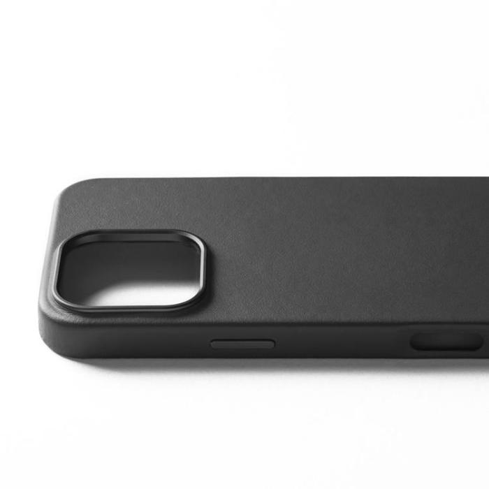 Mujjo - Mujjo iPhone 16 Pro Max Mobilskal MagSafe Läder - Svart