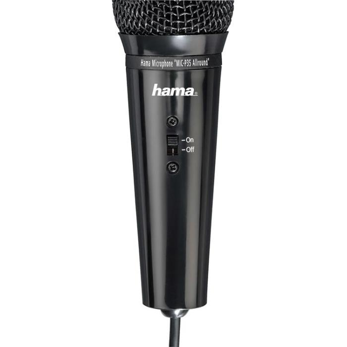 Hama - Hama Mikrofon Allround MIC-P35 3.5mm - Svart