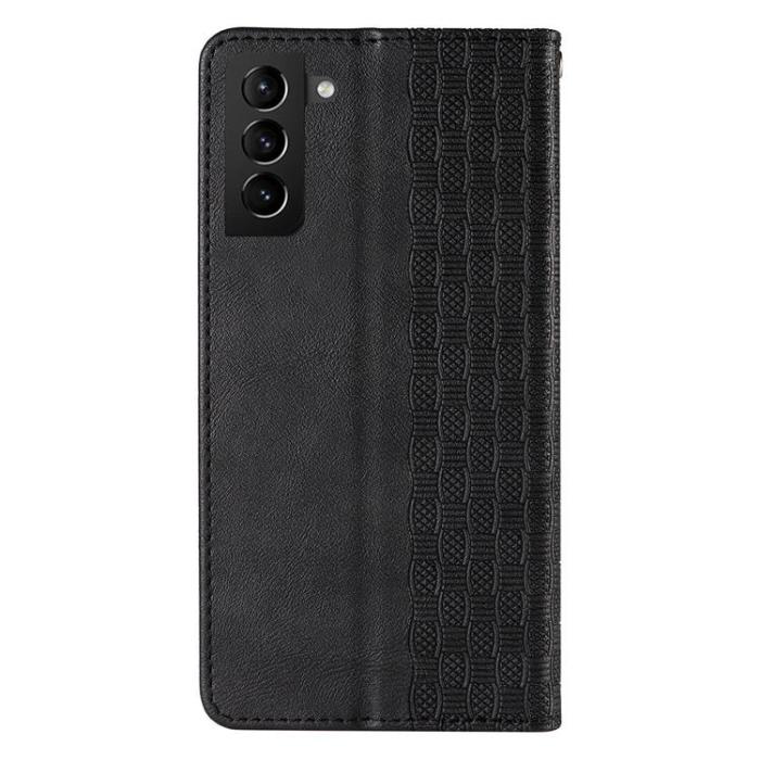 OEM - Galaxy S22 Plånboksfodral Magnet Strap - Svart