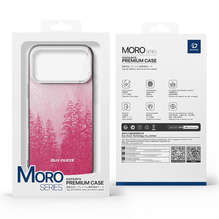 Dux Ducis - DUX DUCIS iPhone 17 Pro Max Mobiskal MagSafe Moro - Röd