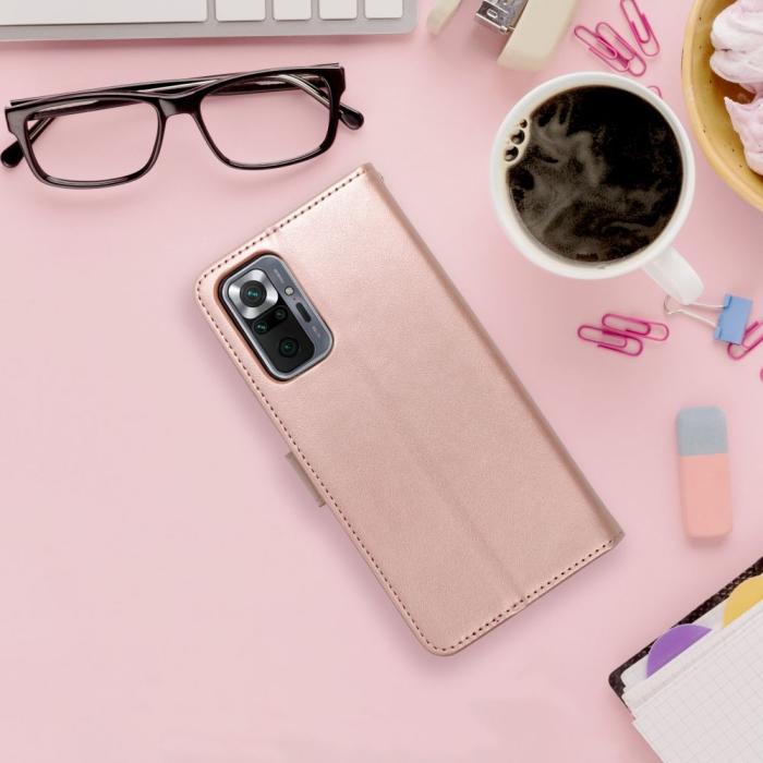 Forcell - Redmi 10C Plånboksfodral Forcell Mezzo - Rosé- Guld