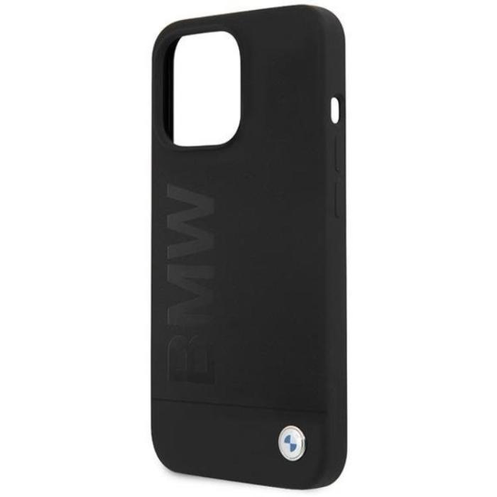 BMW - BMW iPhone 13 Pro/13 Mobilskal Silicone Signature Logo - Svart
