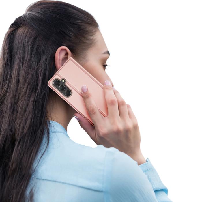 Dux Ducis - Dux Ducis Galaxy S23 FE Plånboksfodral Skin Pro - Rosa