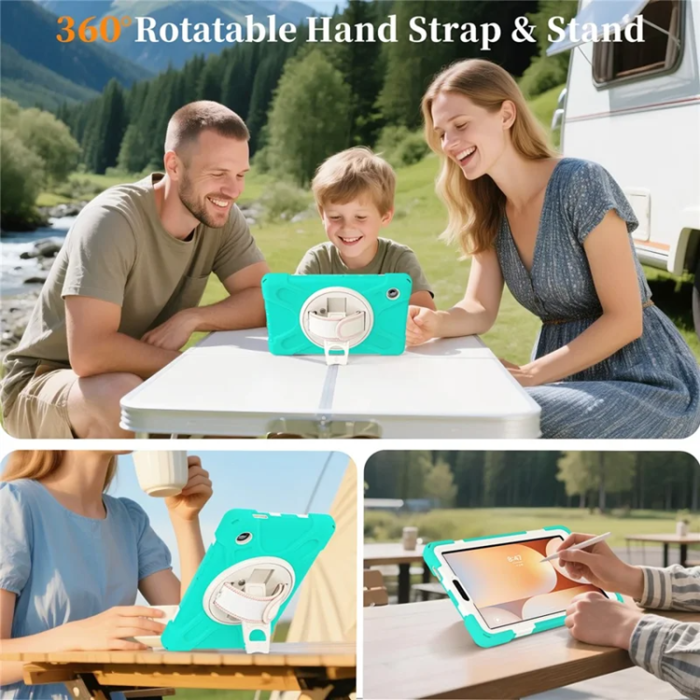 A-One Brand - Galaxy Tab A11 Skal Kickstand Silikon Axelrem