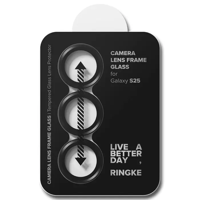 Ringke - [2-Pack] Ringke Galaxy S25 Härdat Glas Kameraskydd Ram