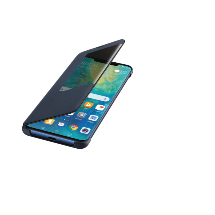 UTGATT5 - Huawei Smart View Cover till Mate 20 Pro - Djupblå