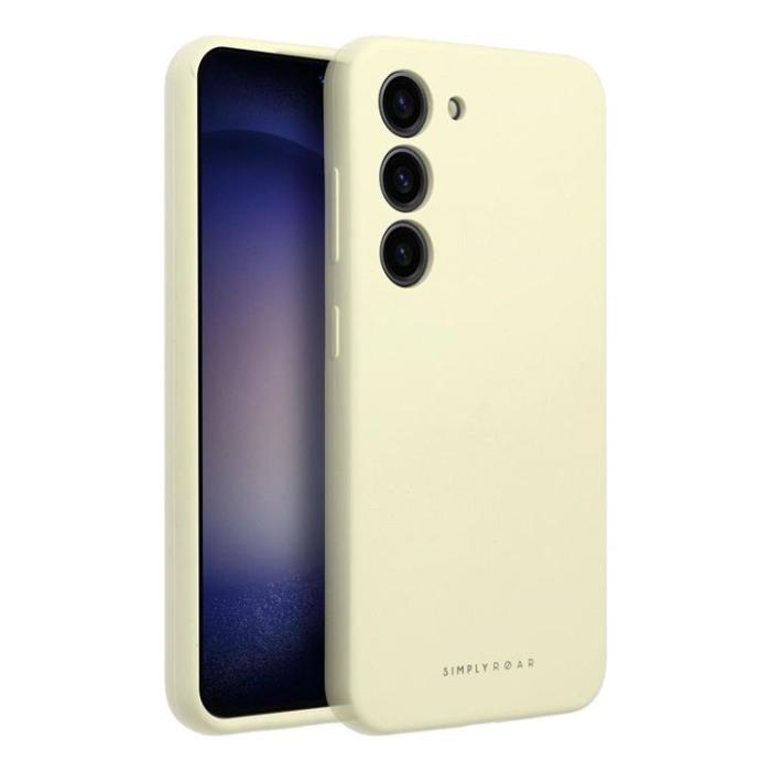 Roar - Roar Galaxy A15 4G/5G Mobilskal Cloud Skin - Ljusgul