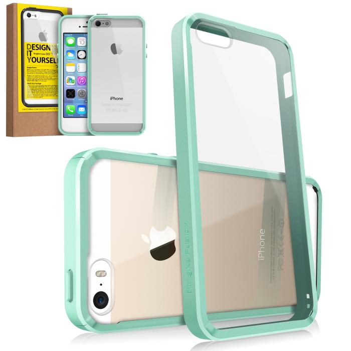 UTGATT5 - RINGKE Fusion skal till Apple iPhone 5/5S/SE (Mint)