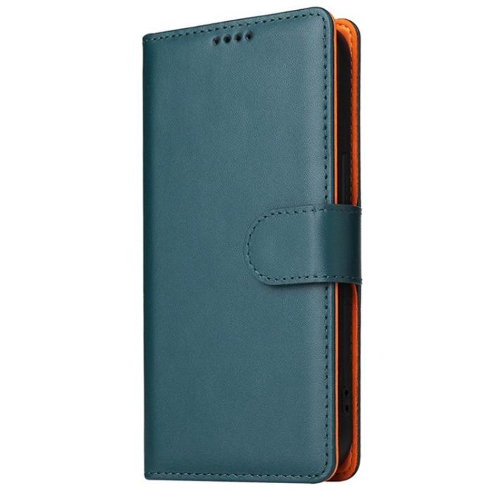 OEM - iPhone 14 Plus Plånboksfodral Dual Flip - Grön
