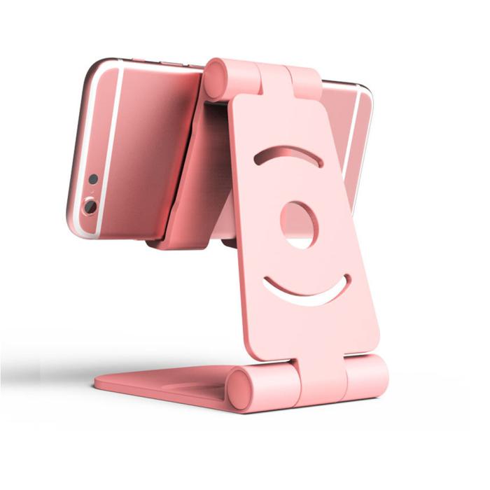 OEM - Universal Mobilstativ Dubbdelledad - Rosa