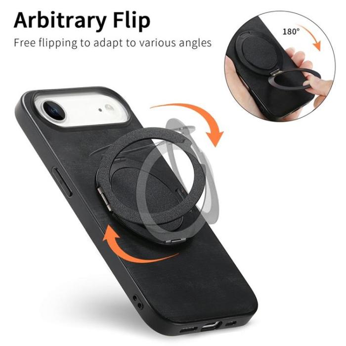 A-One Brand - iPhone Air Mobilskal Rotating Kickstand - Svart