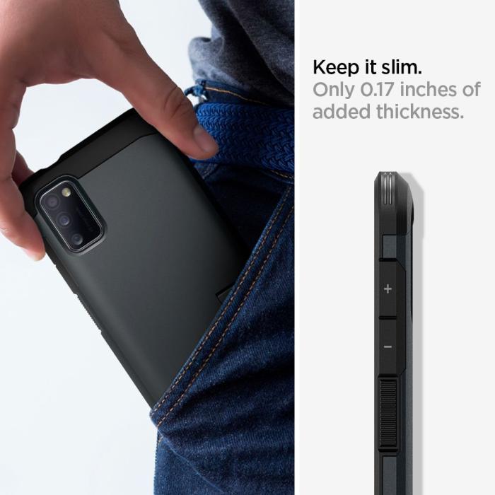 UTGATT5 - SPIGEN Tough Armor Galaxy A41 - Metal Slate
