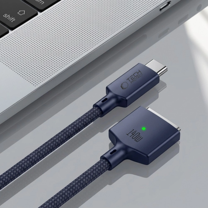 Tech-Protect - Tech-Protect Macbook-Kabel USB-C Till Magsafe 3 140w 2m Ultraboost - Blå