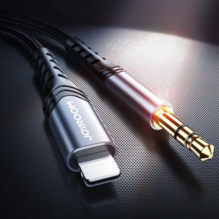 UTGATT1 - Joyroom Lightning to AUX Kabel 200cm - Svart