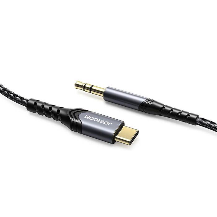 UTGATT - Joyroom stereo audio AUX 3,5 mm mini jack -USB-C smartphone 1 m