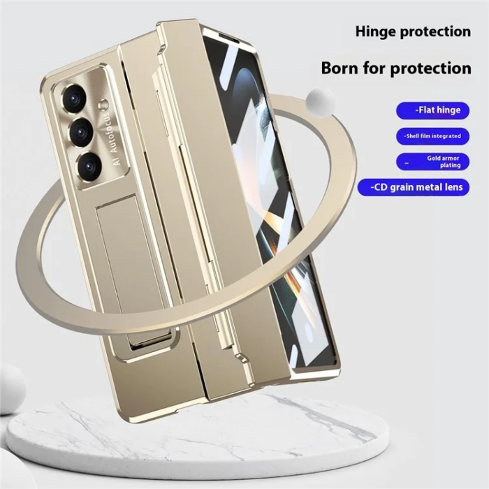 A-One Brand - Galaxy Z Fold 7 Mobilskal med Skärmskydd och Stylus Hinge