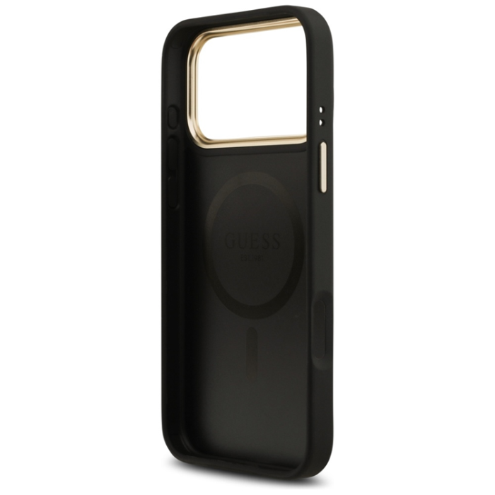 Guess - Guess iPhone 17 Pro Max Mobilskal Magsafe Stripe - Svart