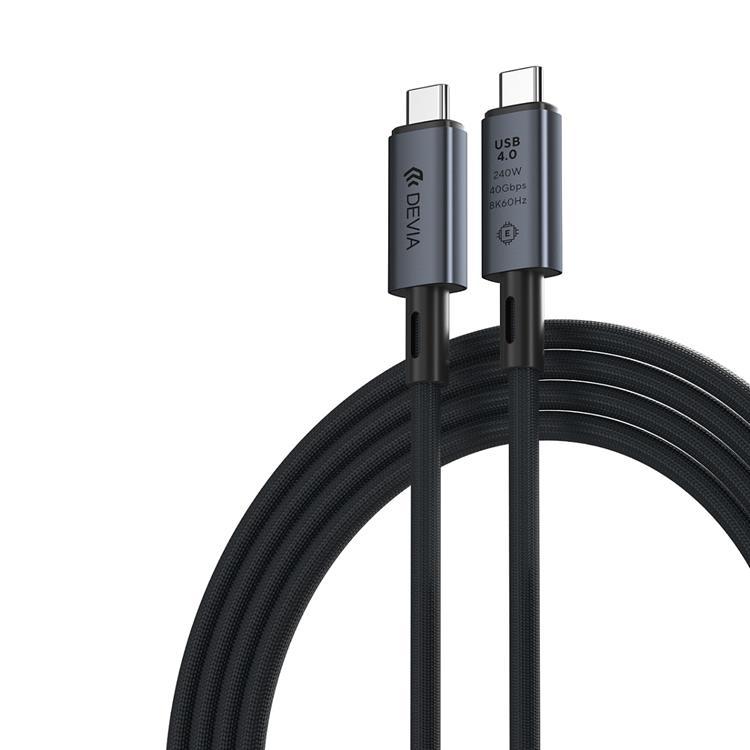 Devia USB-C/USB-C 4.0 Kabel 240W 1m Extreme EC641 PD 8K 60Hz | 3541 | AlltMobil