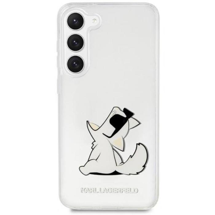 KARL LAGERFELD - Karl Lagerfeld Galaxy S23 Plus Mobilskal Choupette Fun - Clear