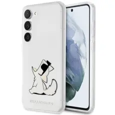 KARL LAGERFELD - Karl Lagerfeld Mobilskal till Galaxy S23 Plus Choupette Fun - Clear