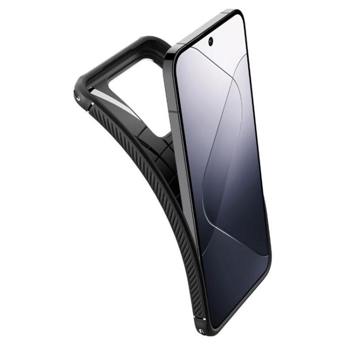 UTGATT - Spigen Xiaomi 14 Mobilskal Rugged Armor - Svart