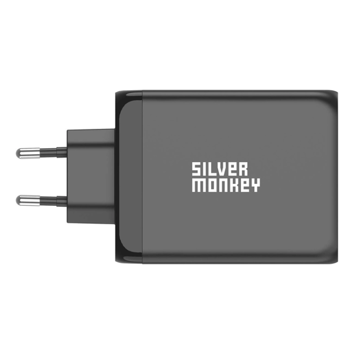 Silver Monkey - Silver Monkey SMA153 200W GaN-laddare 3xUSB-C PD USB-A QC 3.0