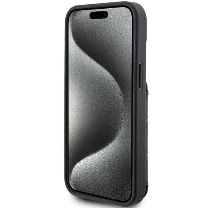 KARL LAGERFELD - Karl Lagerfeld iPhone 15 Mobilskal Korthållare Monogram Ikonik