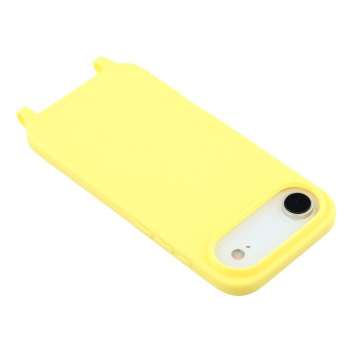 A-One Brand - iPhone 17 Air Mobilskal TPU med Hål för Rem - Gul
