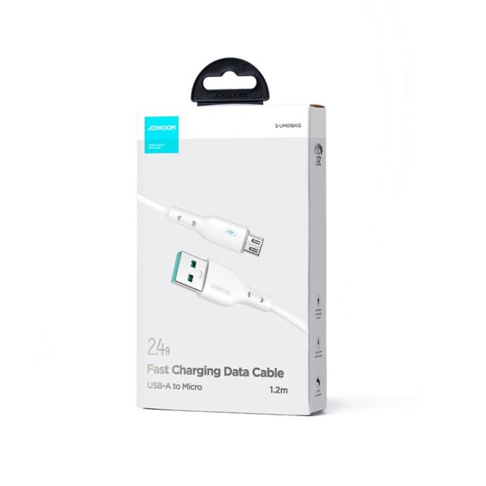 Joyroom - Joyroom Kabel USB Till Micro USB 1.2m - Vit