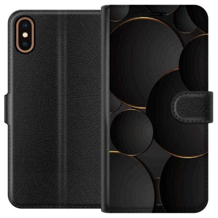 iSecrets - Plånboksfodral till Apple iPhone XS med Lyxig Cirklar