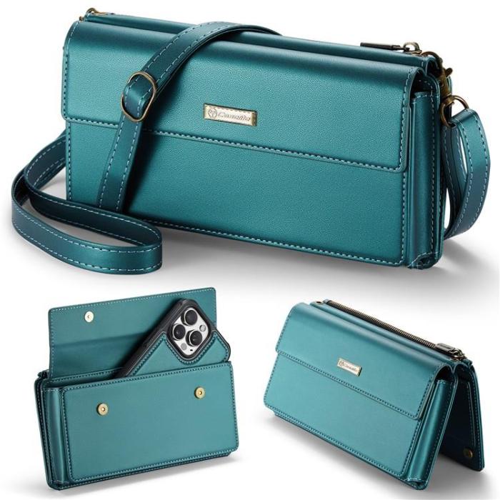 Caseme - CASEME Me20 Crossbody Väska 4.0-7.6'' Läder - Grön