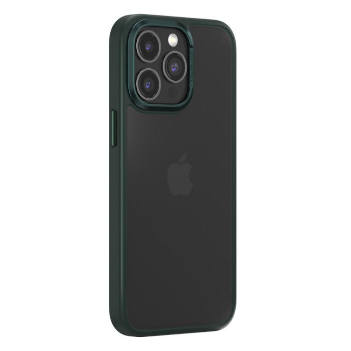 Comma - Joy Elegant iPhone 15 Skal Skyddande Stilren Marinblå Grön
