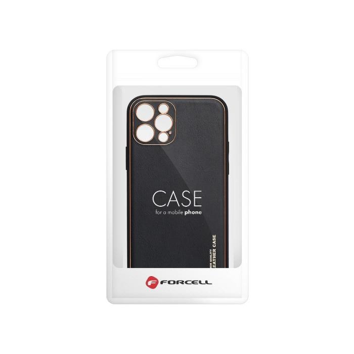UTGATT - Forcell LEATHER skal till Samsung Galaxy A32 5G Svart