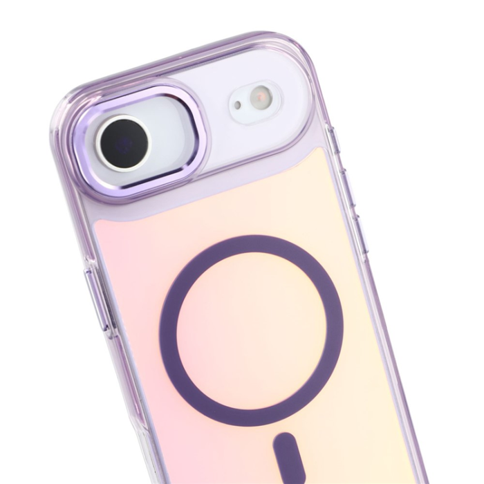OEM - iPhone Air Mobilskal MagSafe Color Changing TPU - Lila