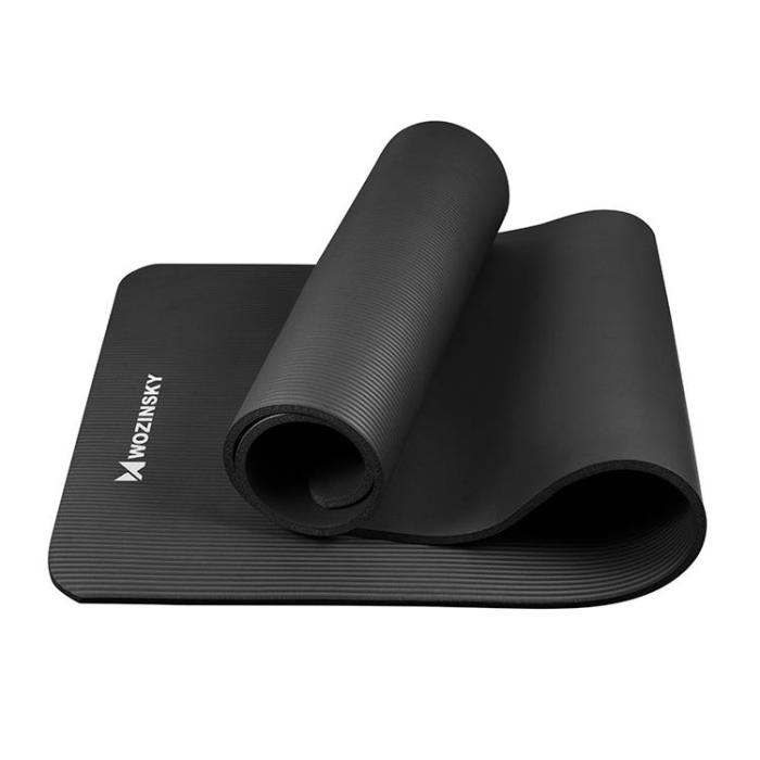 UTGATT1 - Wozinsky Gymnastik Halkfri Matta 181x63x1 cm - Svart