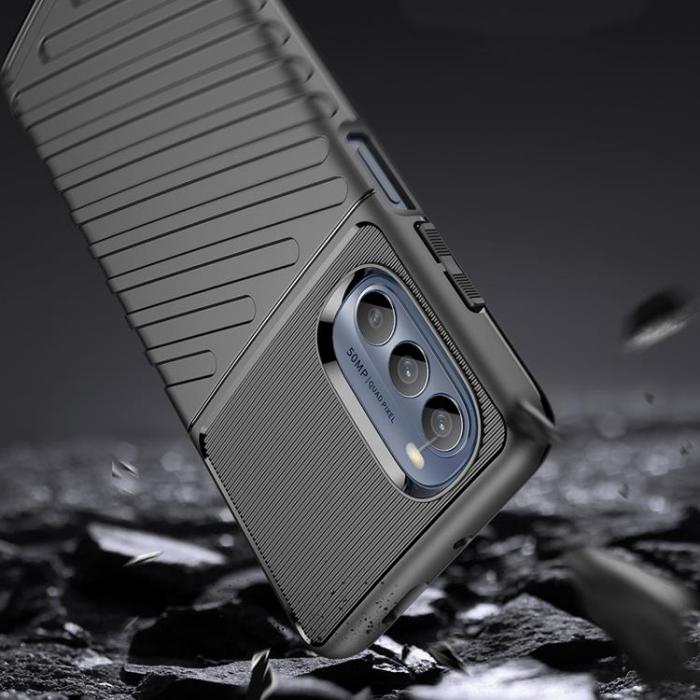 OEM - Motorola Moto G62 5G Skal Thunder Silicone Armor - Svart