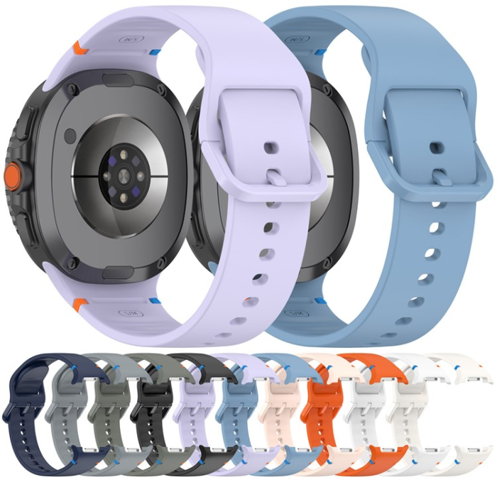 A-One Brand - Galaxy Watch 8 (44mm/40mm)/8 Classic (46mm) Armband Silikon L