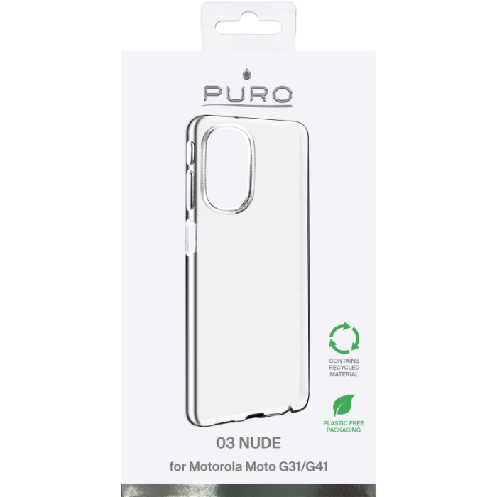 UTGATT1 - Puro Nude Skal Motorola Moto G41/G31 5G - Transparent