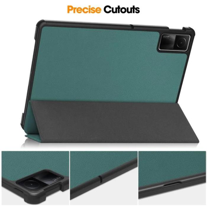 Taltech - Xiaomi Redmi Pad SE Fodral Tri-fold - Grön