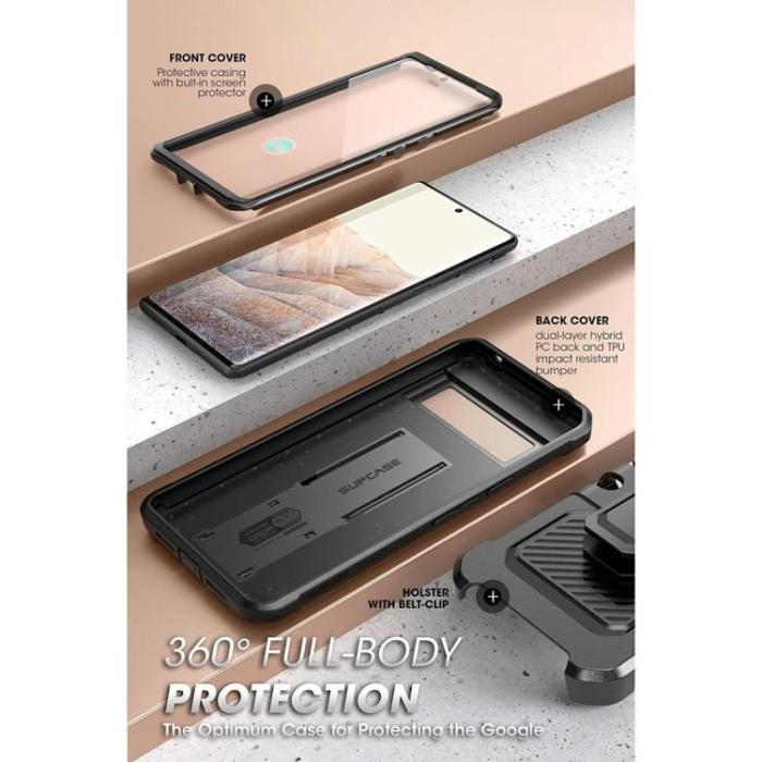 SupCase - SupCase Google Pixel 7 Pro Skal Unicorn Beetle Pro - Svart