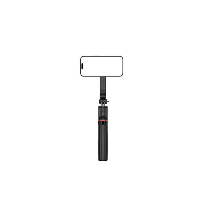 OEM - Selfiestick med stativ MagSafe och fjärrkontroll Bluetooth L20 - Svart