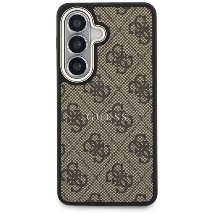 Guess - Guess Mobilskal För Galaxy S26 Plus MagSafe 4G Embossed Ring - Brun