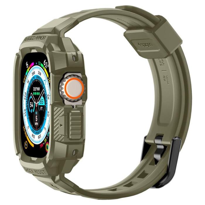 Spigen - Spigen Apple Watch Ultra (49mm) Armband Rugged Armor Pro