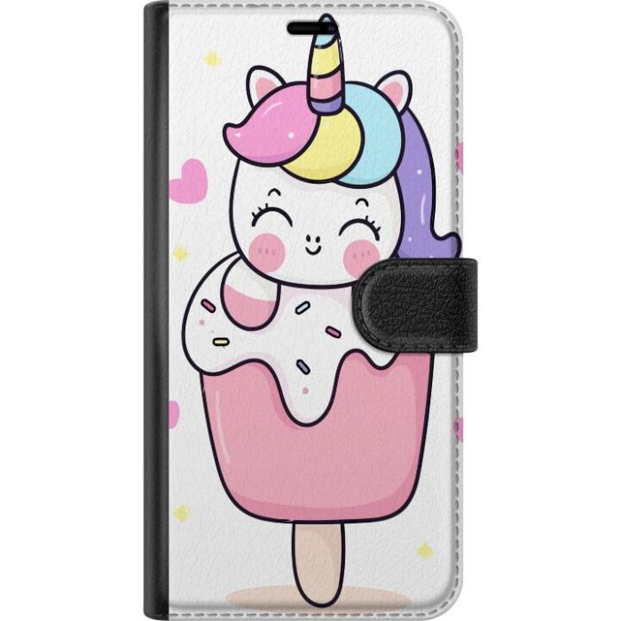 iSecrets - Plånboksfodral till Xiaomi Redmi Note 12 med Glad enhörning