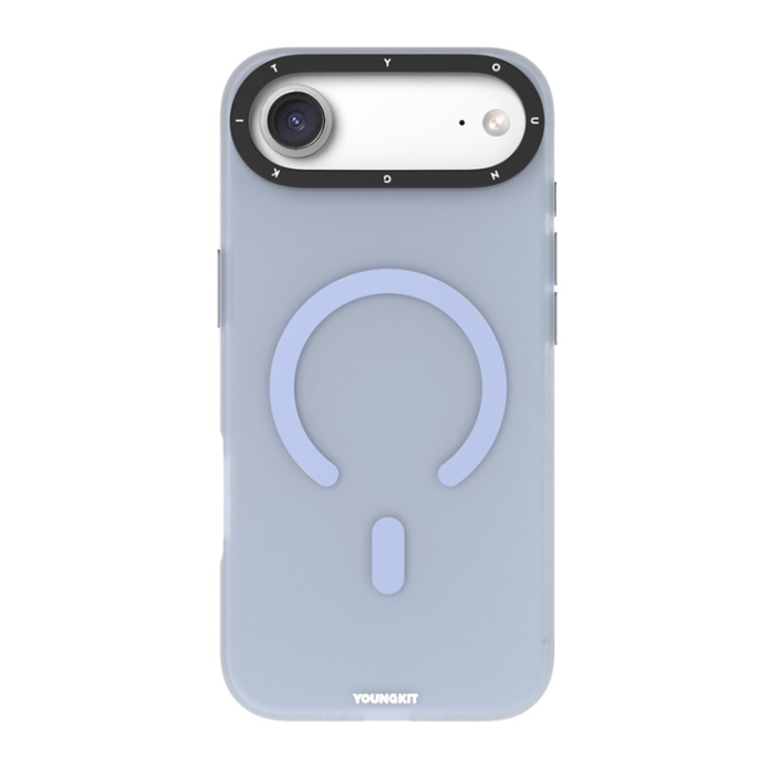 YOUNGKIT - YOUNGKIT iPhone Air Mobilskal MagSafe PET TPU - Babyblå