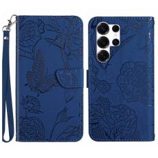 OEM - Mobilfodral f&ouml;r Samsung Galaxy S26 Ultra Konstl&auml;der - Bl&aring;