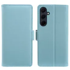OEM - Pl&aring;nboksfodral f&ouml;r Samsung Galaxy S26 Konstl&auml;der Magnetisk - Bl&aring;
