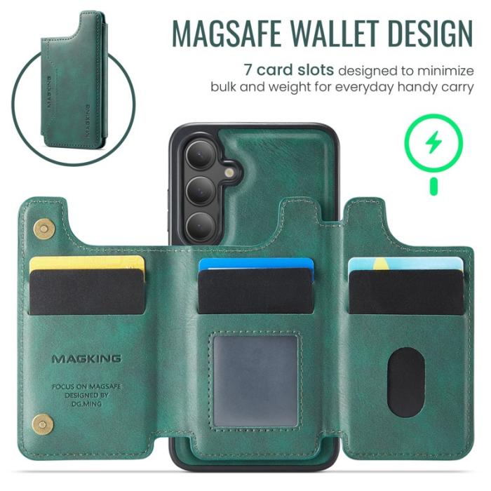 MAGKING - MAGKING Mobilskal för Samsung Galaxy S26 Plus Magnetiskt PC + TPU - Grön