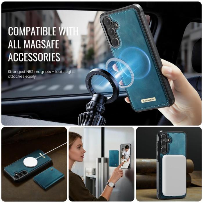 Caseme - CaseMe Mobilskal för Samsung Galaxy S26 Plus Magnetiskt PC + TPU - Grön